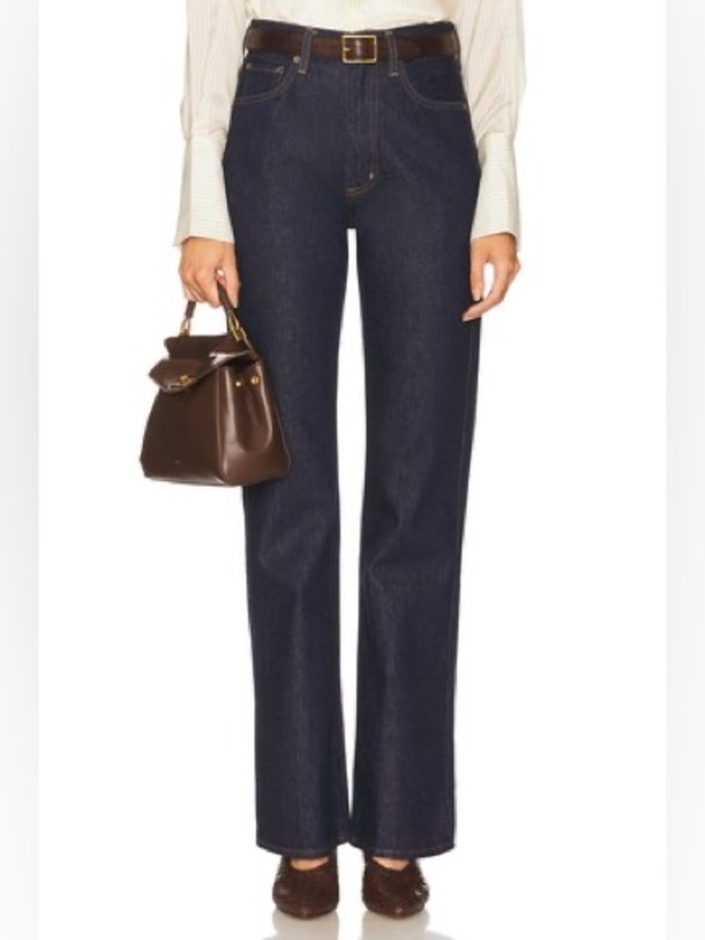 NWT Agolde Leena Dark Denim